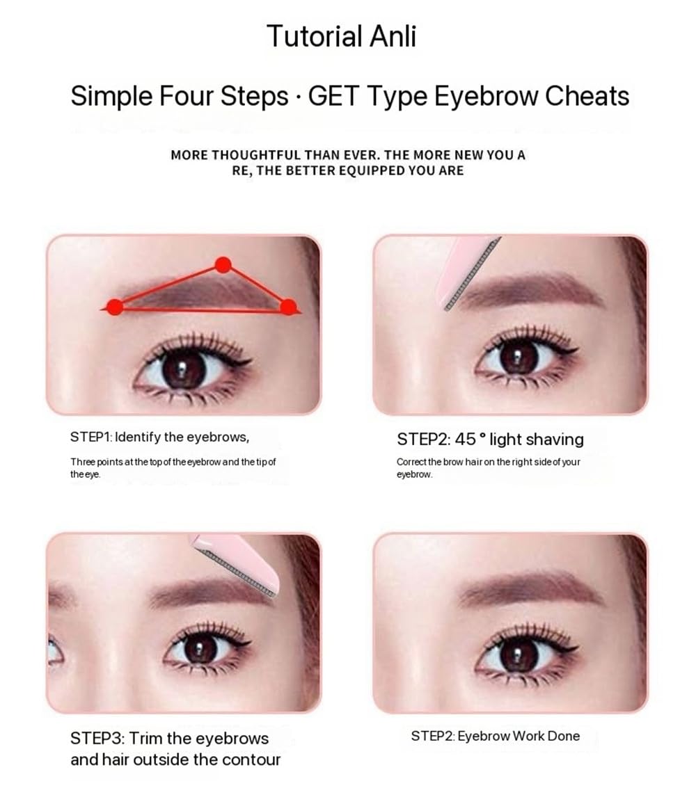 Foldable Eyebrow Trimmer Razor | Pack Of 3