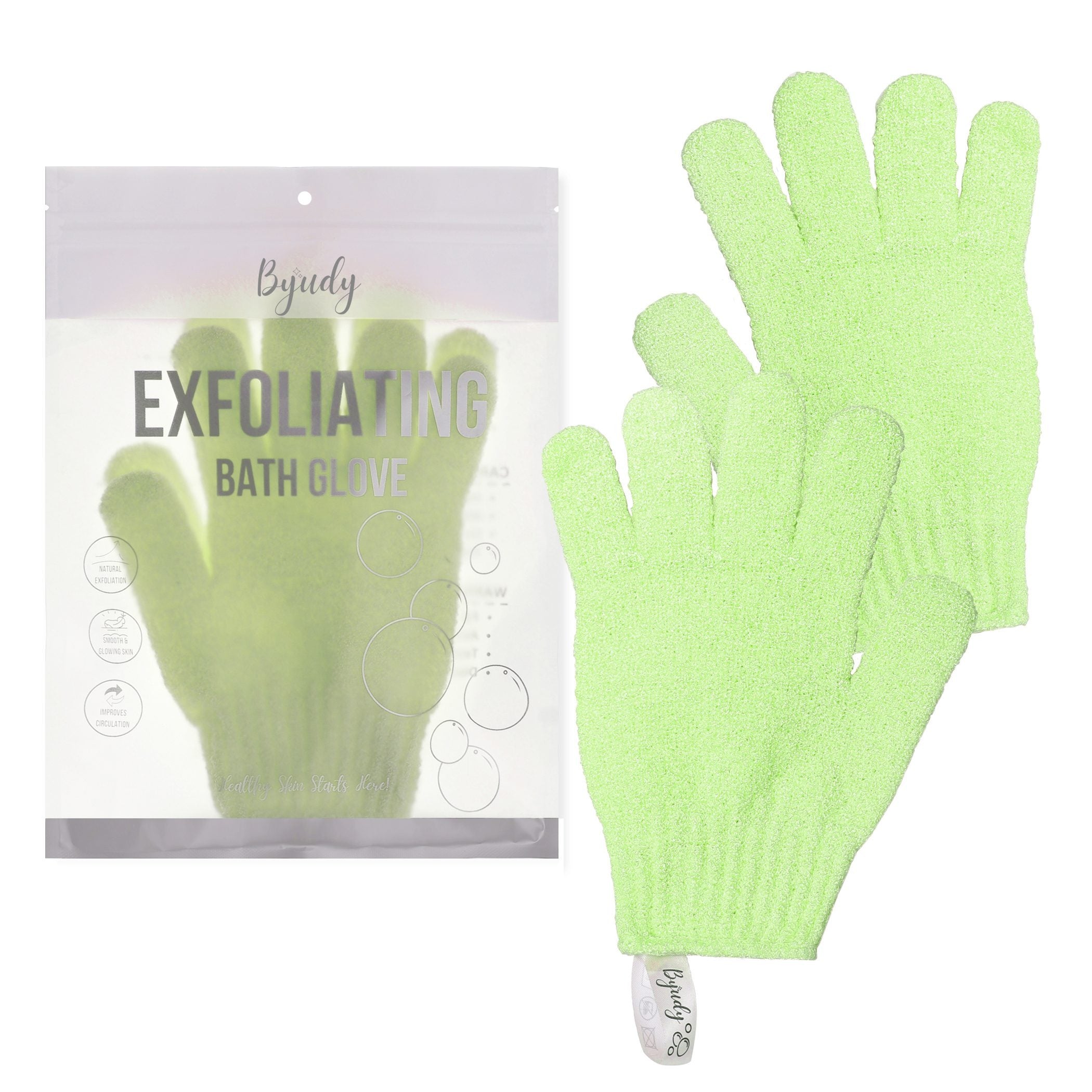 Body Exfoliating Gloves Bath Duo