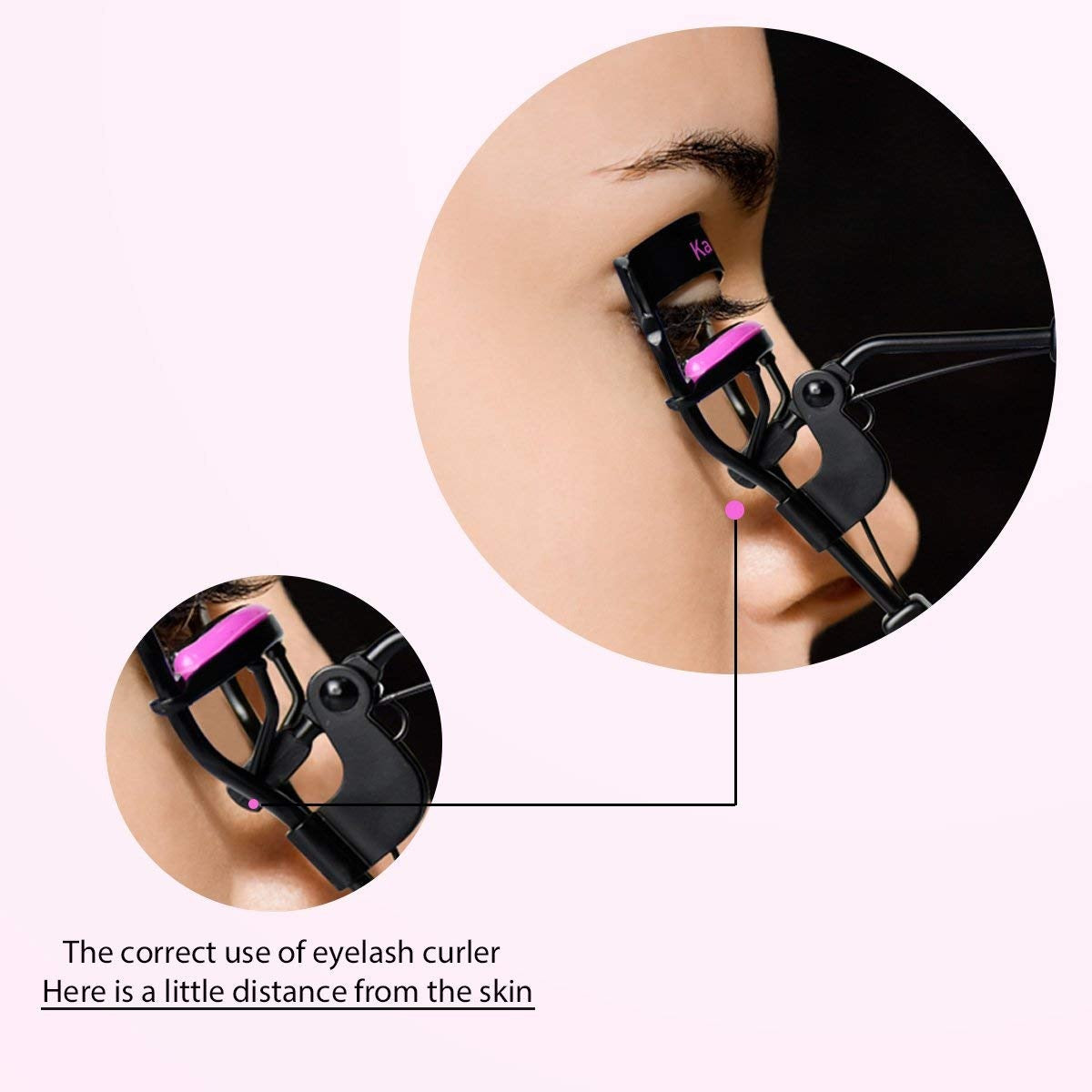 Eyelash Curler with Silicone Pads